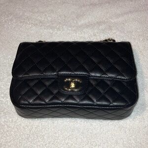 Black womens Chanel bag
